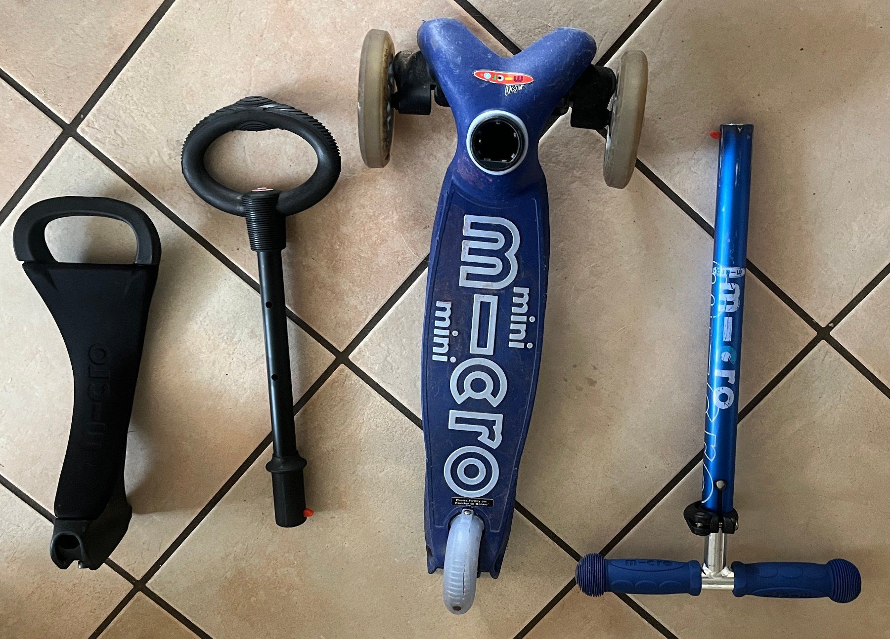 Micro Kickboard: Kickboard - Micro 3in1 Deluxe - Blue – D'occasion à Le Noirmont par bouboun21 2