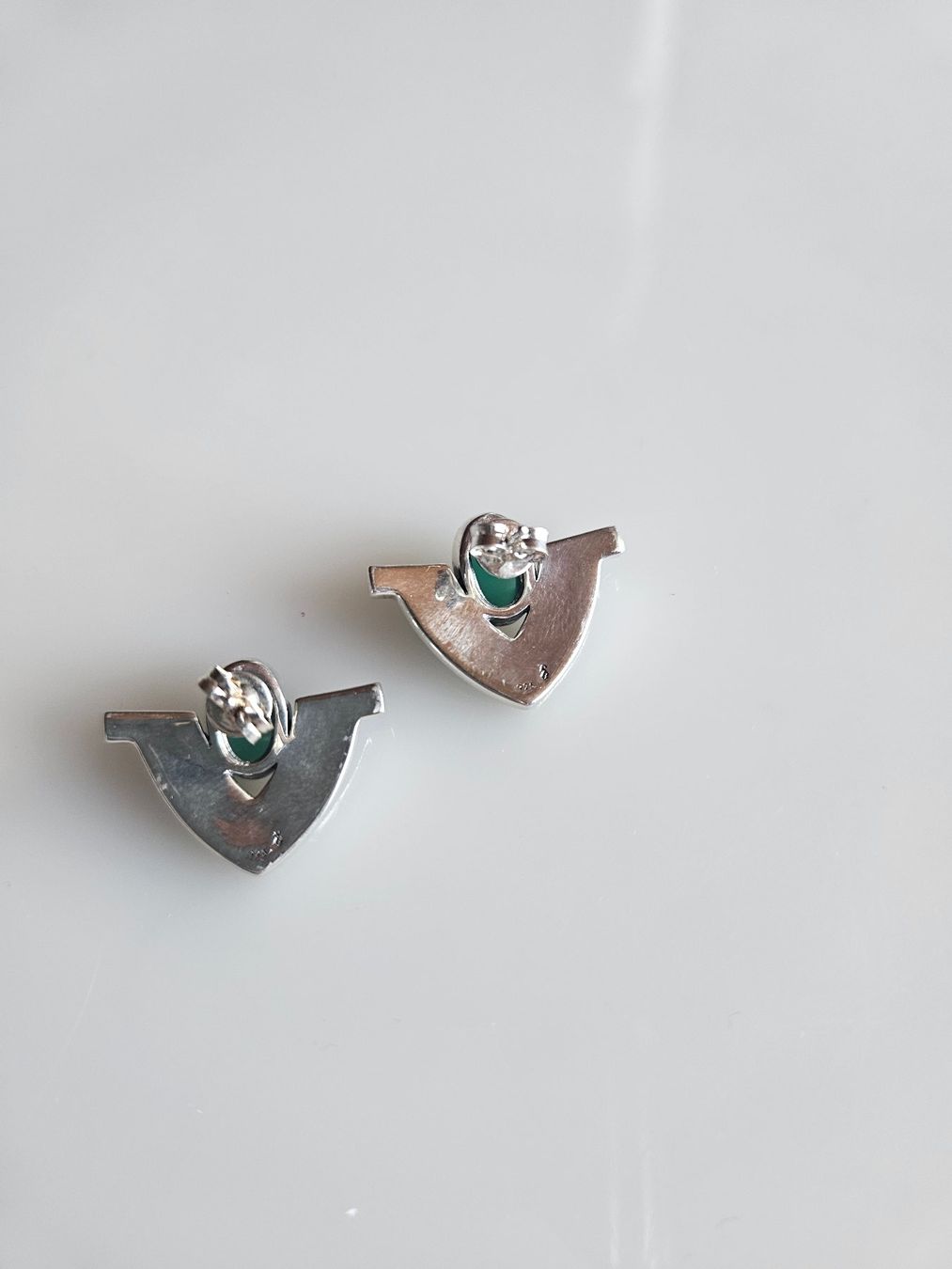 Orecchini pendenti & Orecchini a lobo: Ohrstecker aus Silber mit Chalzedon – Nuovo (secondo la descrizione) da Winterthur venduto da ste_tcx5 3