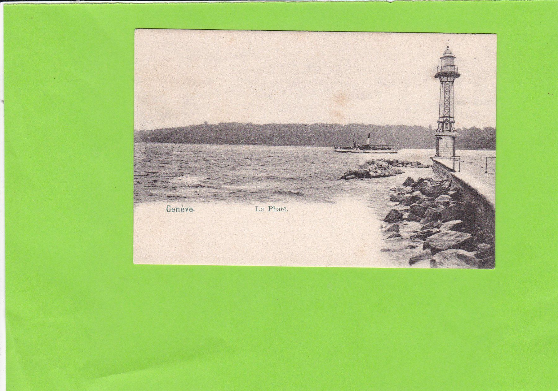 Ansichtskarten: Genève-La Phare – Gebraucht aus St. Peterzell von neckertal