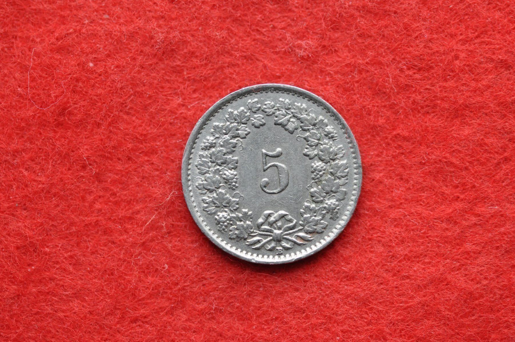 Tutti le monete: 5 rappen 1944 – Usato da Laupen BE venduto da Gufi57 1