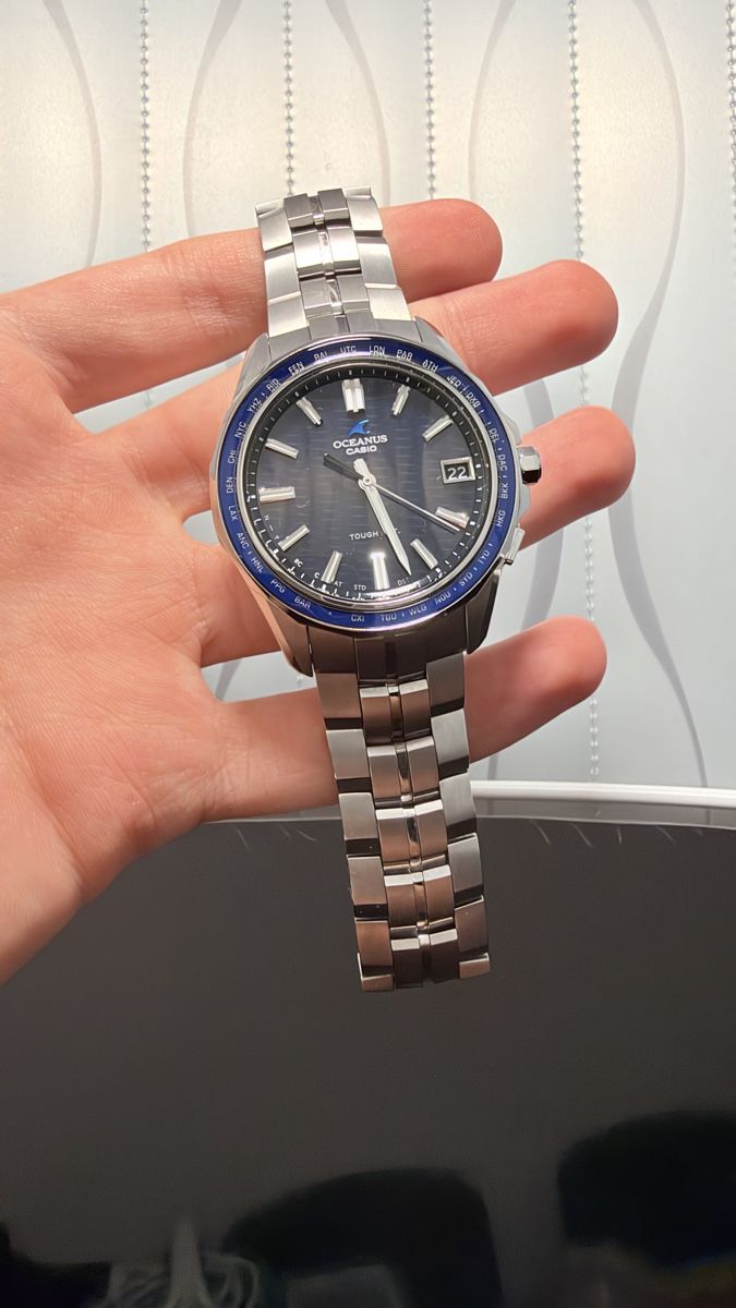 Casio Uhren: Casio Oceanus Watch Tough Solar Bluetooth Titanium – Gebraucht aus Chancy von aelivao 1
