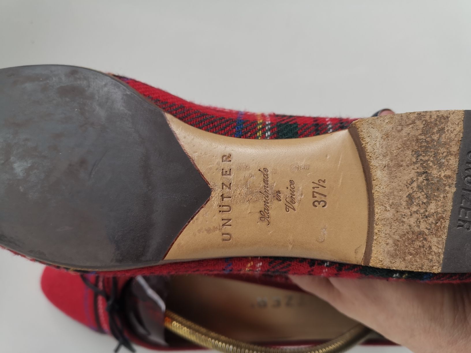 Scarpe da donna: Unützer Ballerina, Karo – Usato da Uerikon venduto da pink_flamingo 2