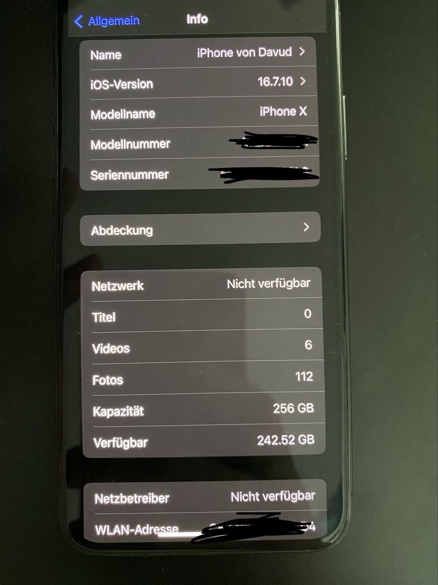 Apple Handys / Smartphones: iPhone x 256gb  – Gebraucht aus Buonas von vonRich 3
