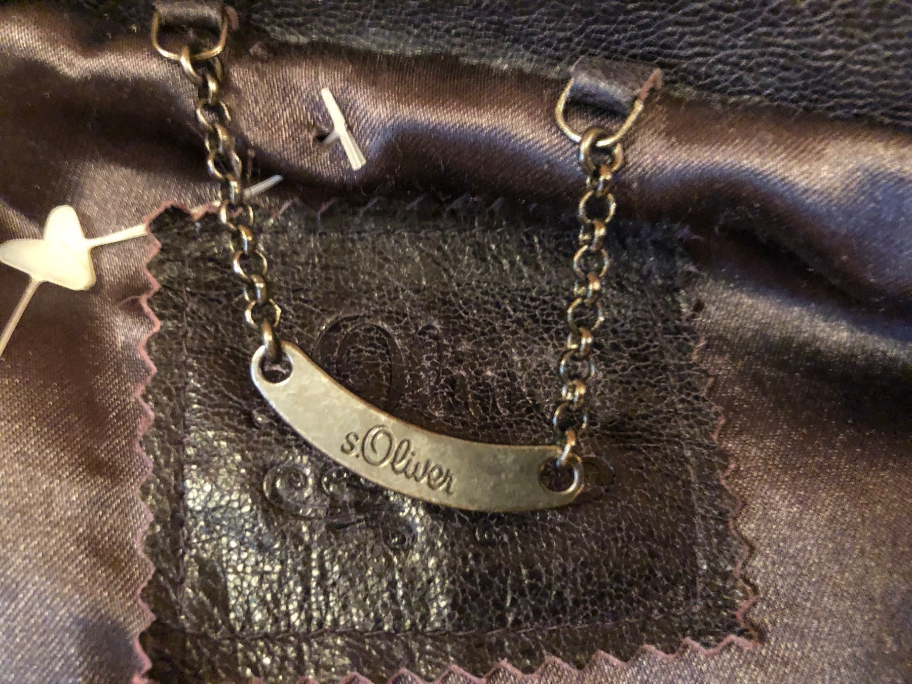 Giacche: Lederjacke dunkel lila S.Oliver Gr. 38 – Usato da Langnau am Albis venduto da Elli2013 2