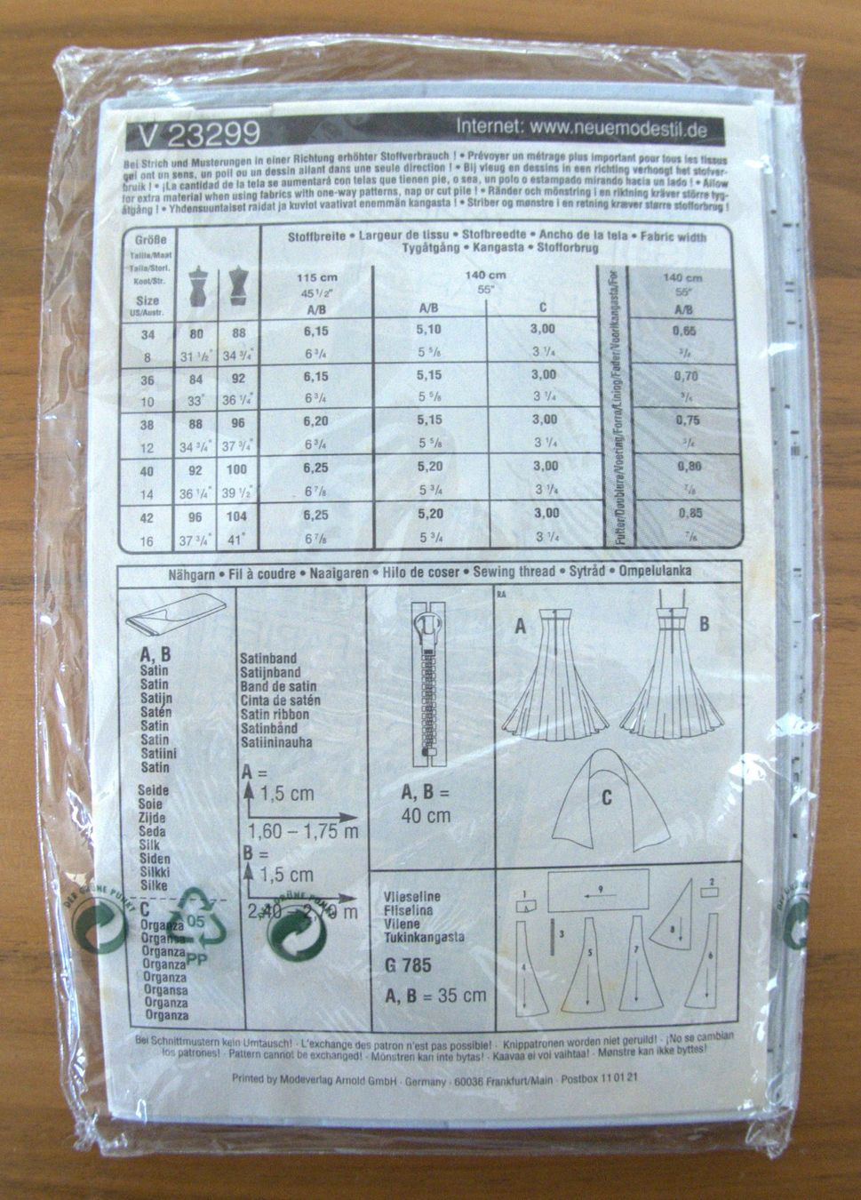 Schnittmuster: Schnittmuster AVANTGARDE  "neue mode" – Neu und originalverpackt aus Rheinfelden von bigi0956 1