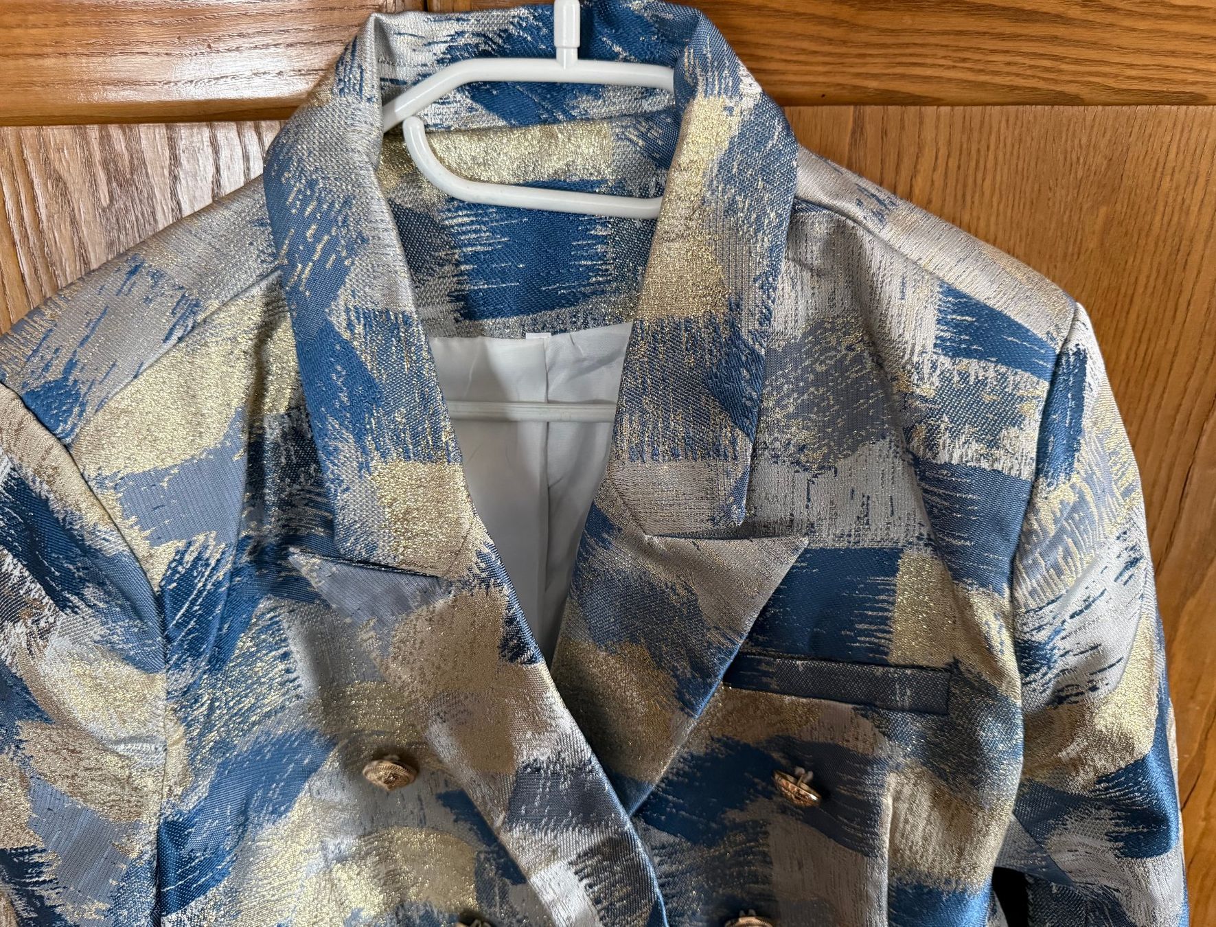 Giacche: ungetragener Blazer blau-gold – Nuovo (secondo la descrizione) da Zäziwil venduto da kreative-ideen 1