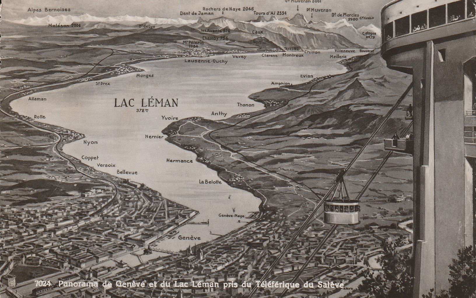 Cartes postales: AK Genève gel. 7.10.1937 – D'occasion à Fribourg par schnalla92