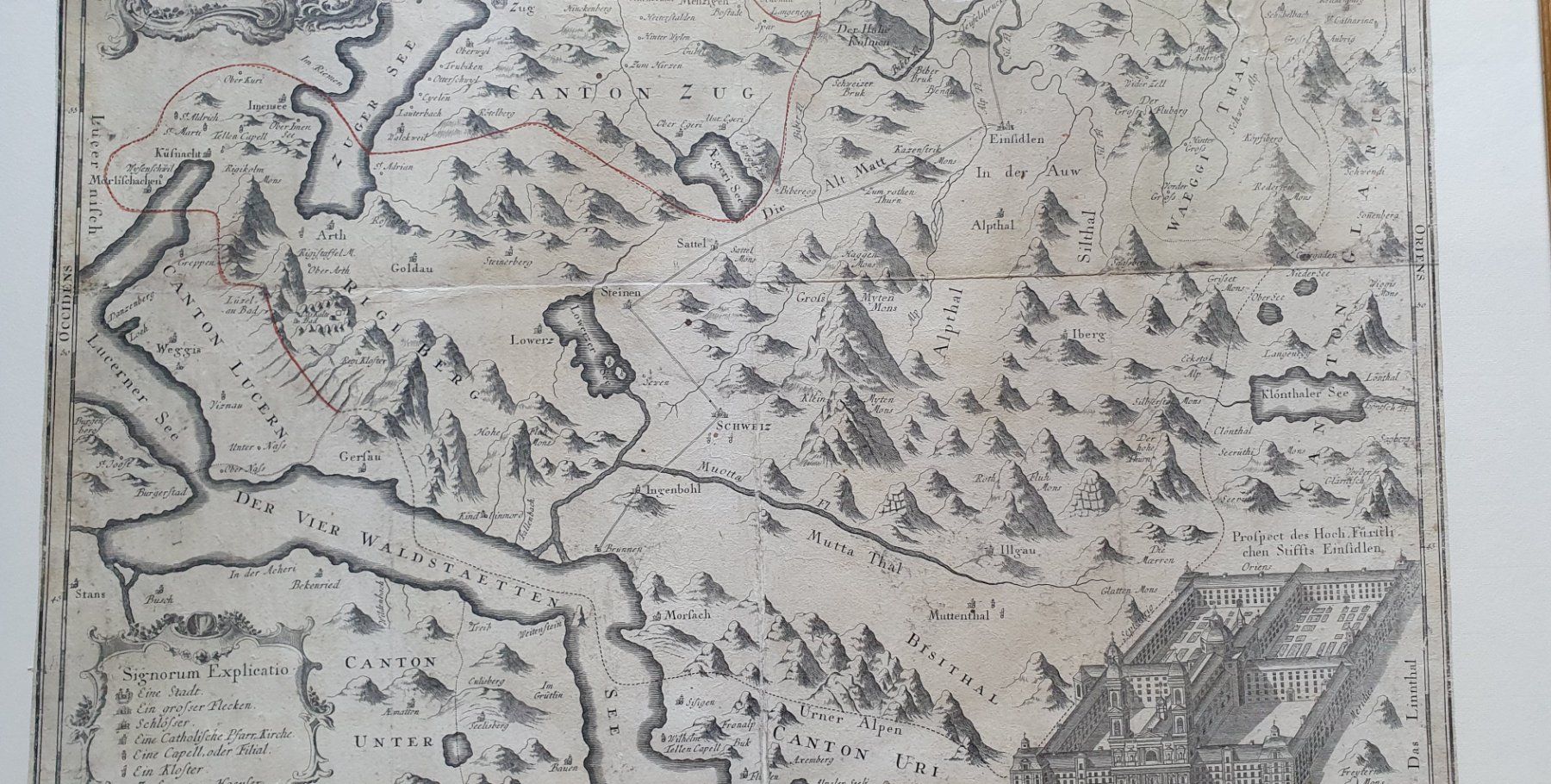 Cartine & Atlanti: Antike Landkarte Schweiz 1767 – Usato da Kreuzlingen venduto da Rschweiz1 5