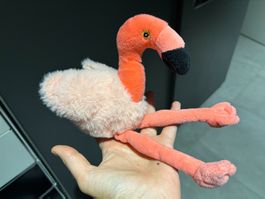 Peluche flamingo flamant rose
