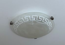 Deckenlampe 30cm griechisches Muster sehr schönes Licht