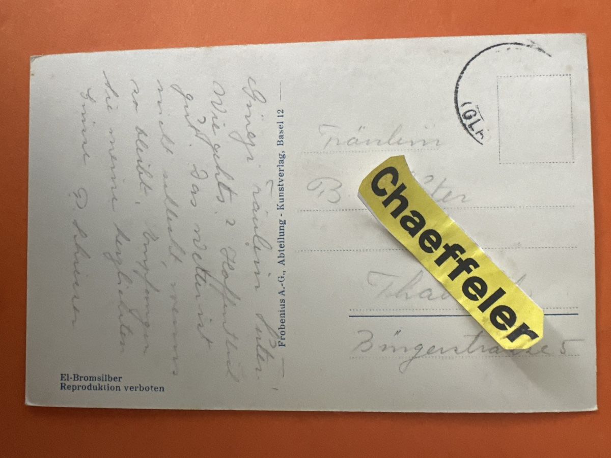 Cartoline postali: Ansichtskarte Volksgarten Glarus mit Glärnisch guter Zustand – Usato da Zürich venduto da Chaeffeler 1