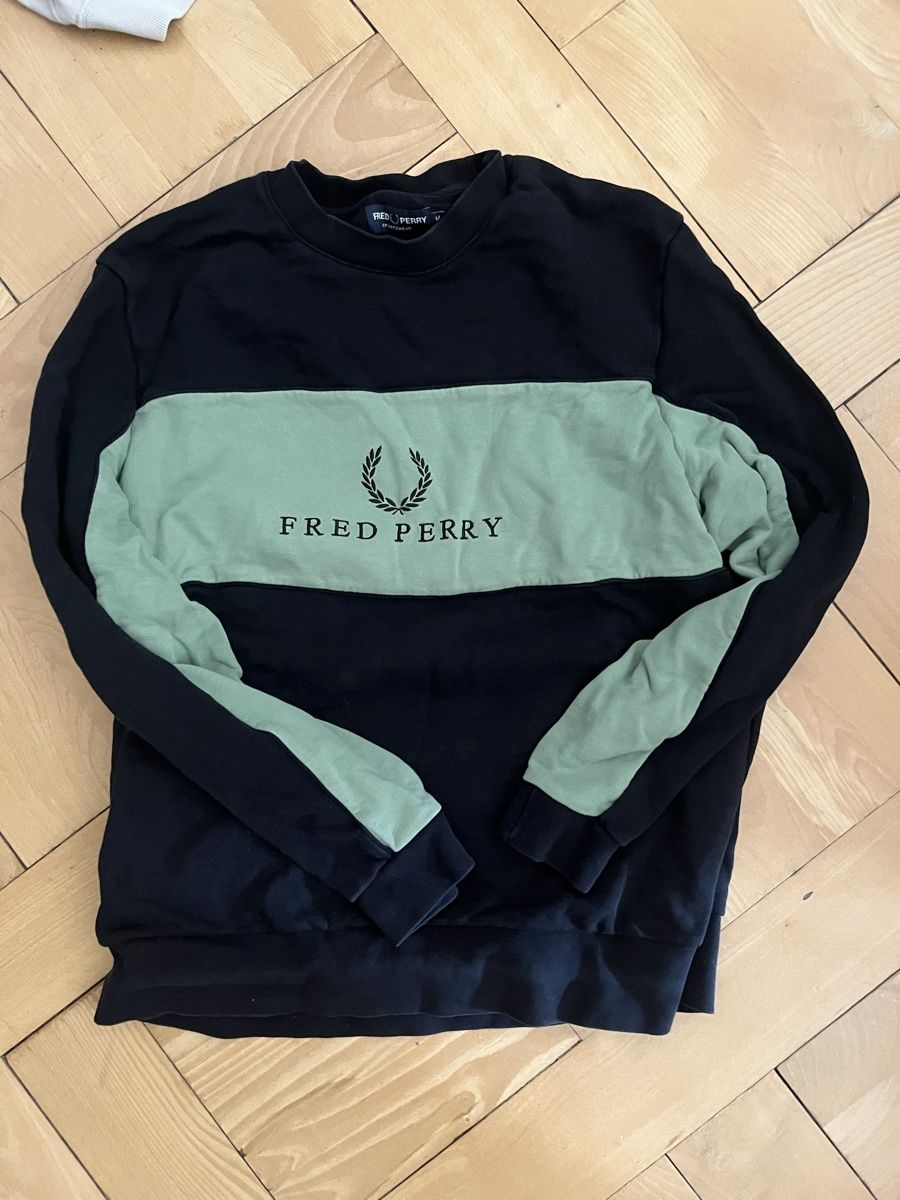 Fred Perry Maglioni & Felpe: Fred Perry Sweatshirt Dark Blue Mint Green Size M – Usato da Zürich venduto da eri_6gsh