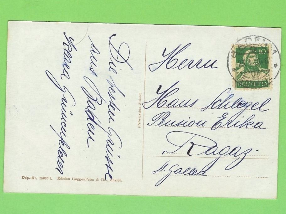 Cartoline postali: Baden, Kasino – Usato da Zürich venduto da t24_de 1