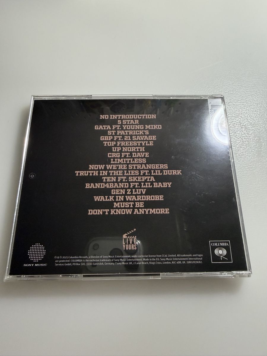 CDs: CD Central Cee Can't Rush Greatness – Neuf (Voir description) à Rolle par dan_2607 1