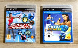 Sports Champions + Move Fitness PS3