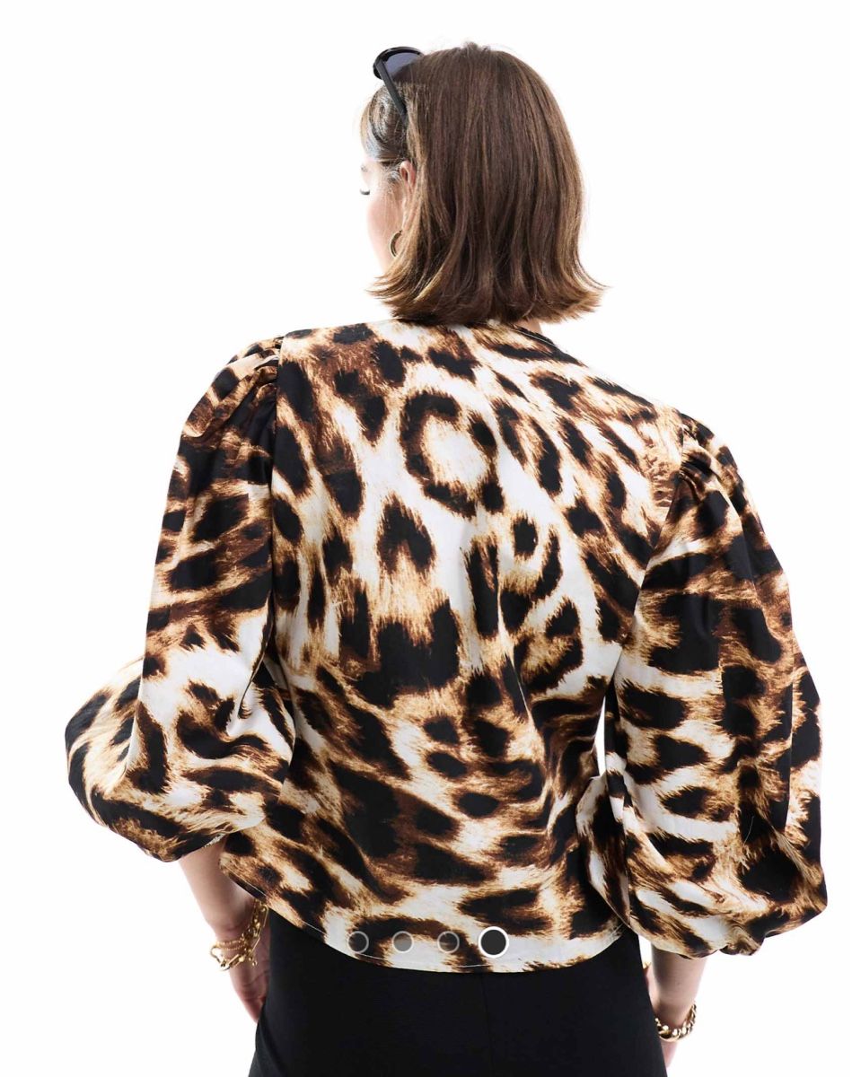Asos Tops: ASOS DESIGN - Langärmliges Baumwoll-Oberteil mit Bindedetail – Neu (gemäss Beschreibung) aus Zürich von ElissZurich 2