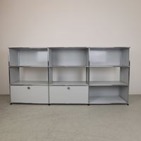 USM Haller Sideboard Lichtgrau 3x3, 50cm tief #1584