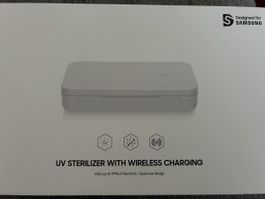 Samsung UV-Sterilisator mit Wireless Charging Funktion.