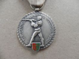Medaille Tir Cantonal Vaud Moudon 1950