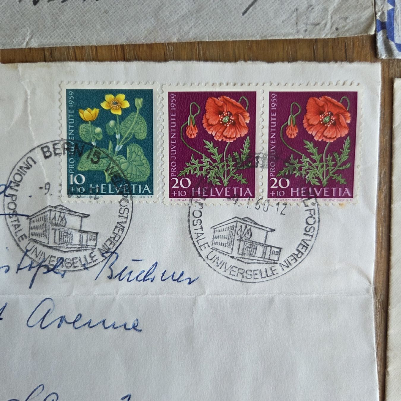 Tutti i francobolli: 6 Tolle Briefmarken-Couvert – Usato da Stans venduto da Ducati16 5