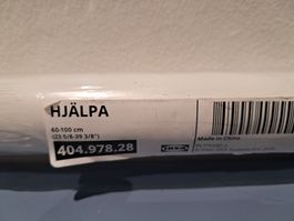 NEU! IKEA HJÄLPA verstellbare Kleiderstange weiss, 60-100 cm