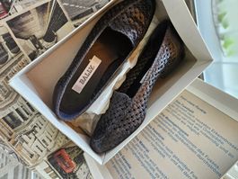 Titel:  BALLY Loafer Gr. 39 – Geflochtenes Leder – Made IT