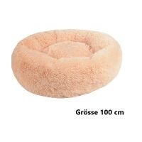 Hundebett Katzenbett Haustierbett 100 cm - Aprikose
