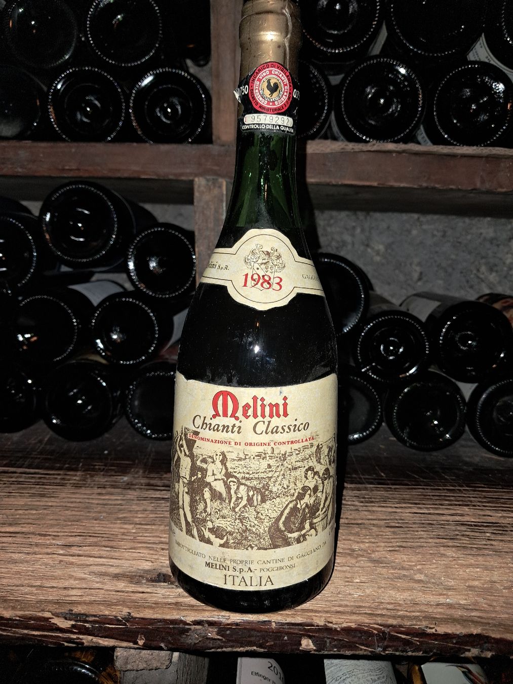 Wein: Chianti Classico Melini 1983  – Neu und originalverpackt aus Le locle von juliensaran