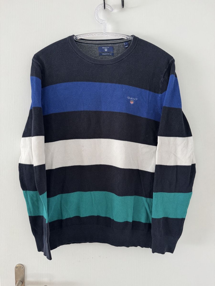 Gant Pullover & Sweatshirts: Gant gestreift Herren Pullover Baumwolle Grösse L Oryginal – Gebraucht aus Wetzikon ZH von Jan_wojt