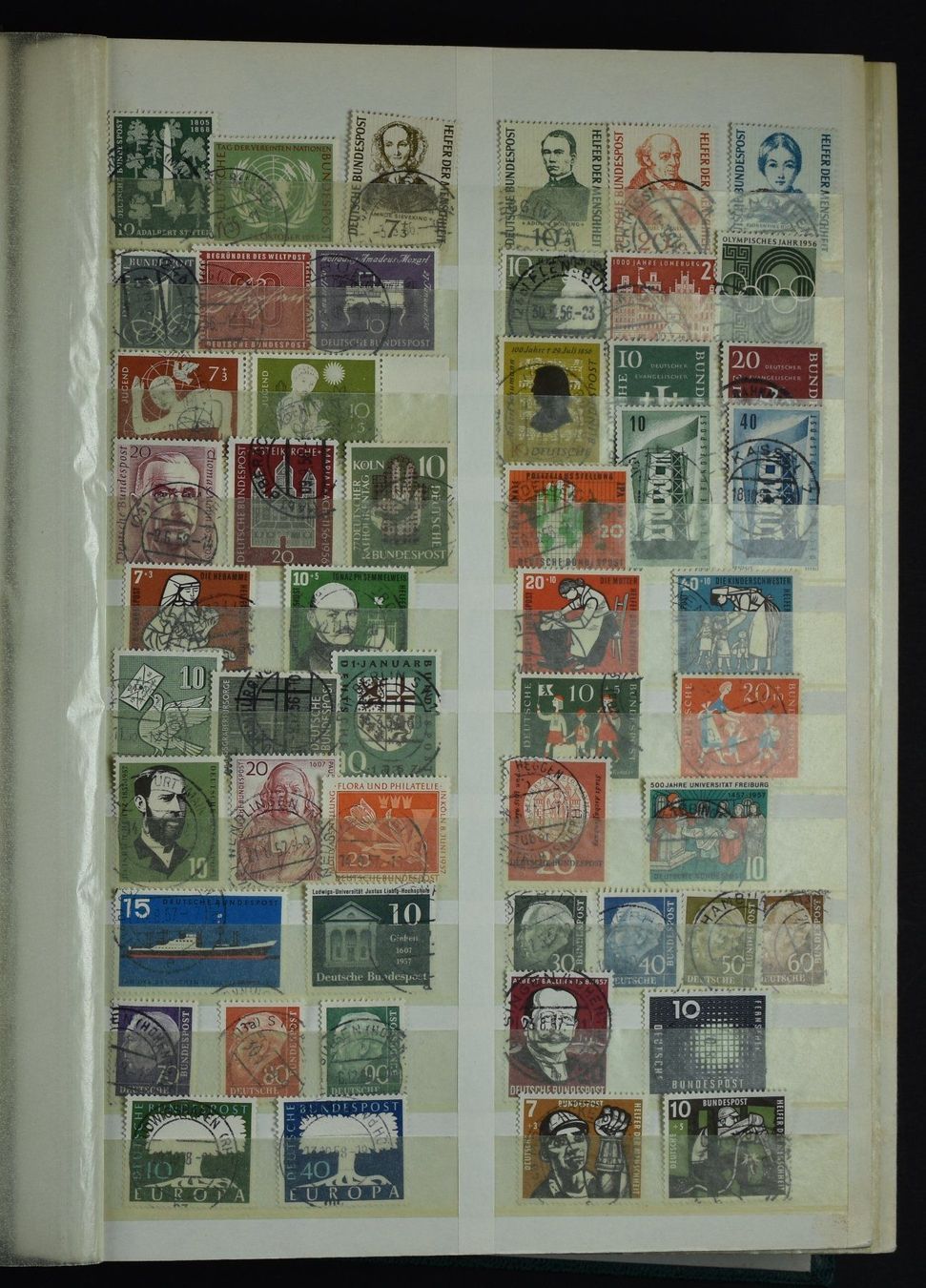Alle Briefmarken: BUNDESREPUBLIK, SAMMLUNG IN EINSTECKBUCH 1949-2007, GEST. – Gebraucht aus Wetzikon ZH von Philimpex 3