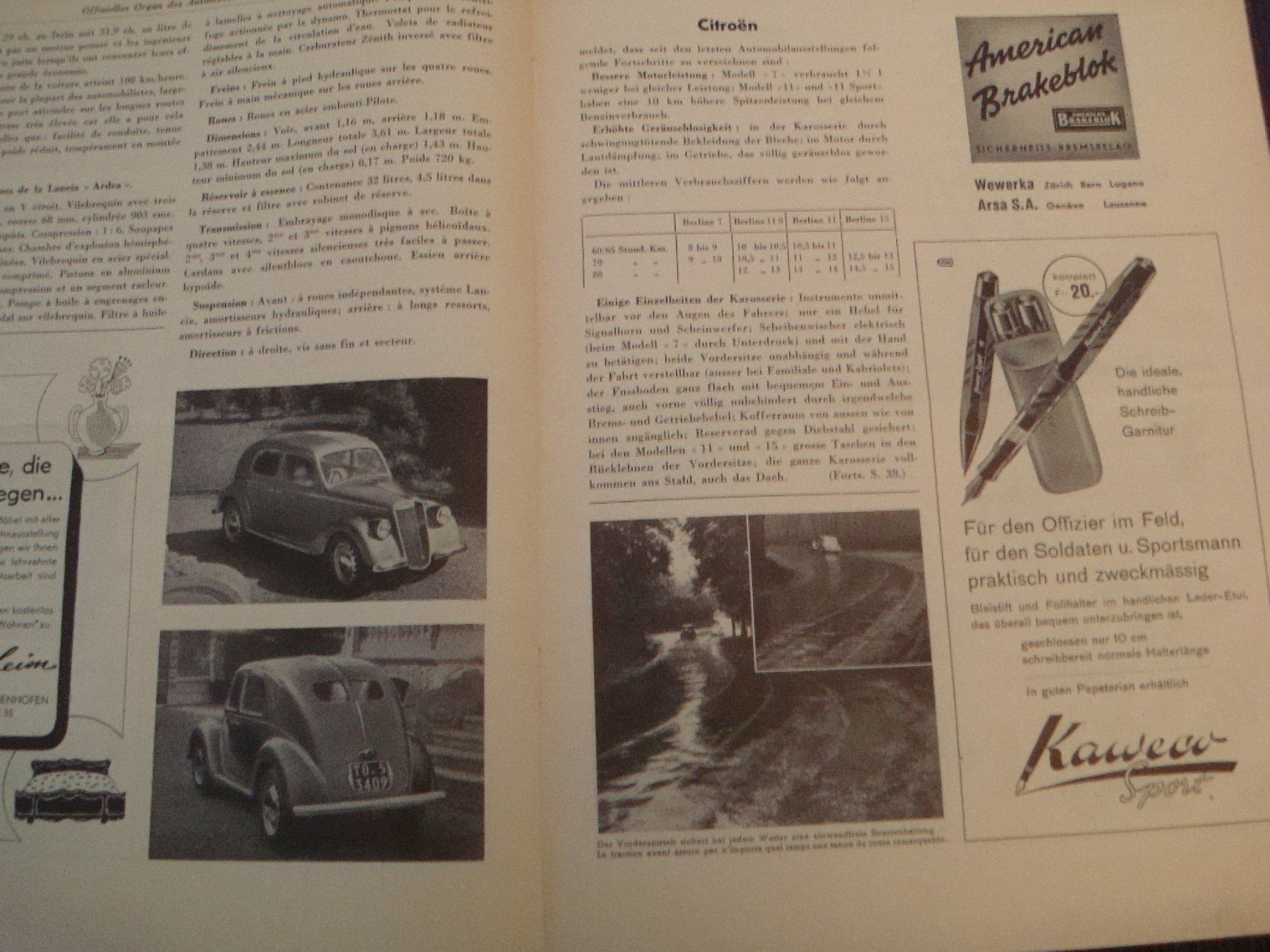 Zeitschriften & Magazine: Zeitung - Auto - ACS - 1940 - Heft Nr. 7/8 – Gebraucht aus Neuenegg von flohcante 9