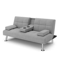 Schlafsofa  grau