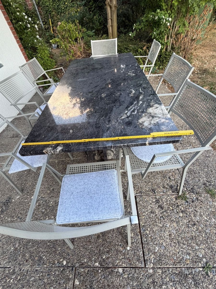 Tables: Gartentisch inkl  8 Stühle – D'occasion à Villmergen par valen02 1