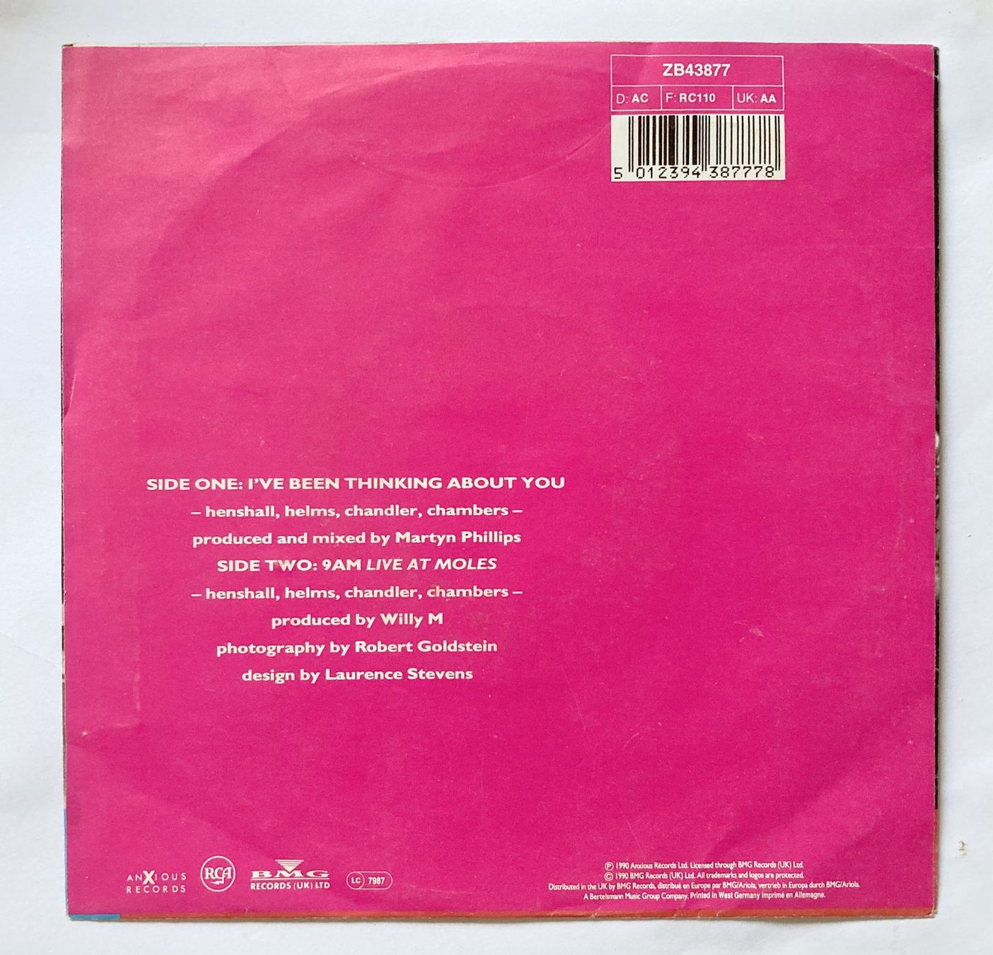 Vinyles: LONDONBEAT - I'VE BEEN THINKING ABOUT YOU – D'occasion à Bottens par hotter-than-hell 1