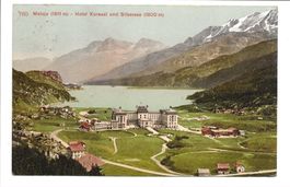 Maloja (GR) Engadin - Hotel Kursaal - Silsersee - 1915