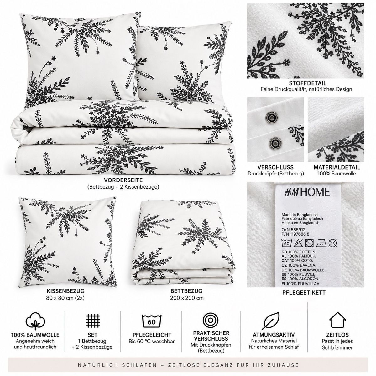 Linge de lit: Bettwäsche Paket, 2x Bettbezug-Set, 1xKissen Neu ungeöffnet – D'occasion à Unterägeri par Maria_F. 2