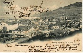 Vevey Quartier de la Gare 1903