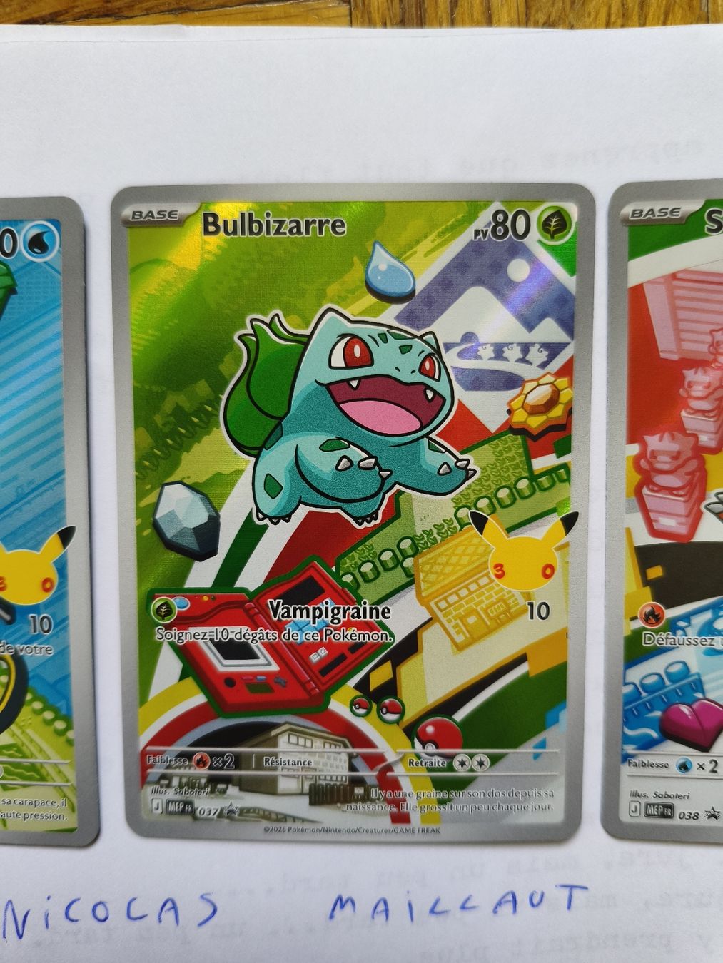 Pokémon Carte collezionabili: pokemon 30th kanto first partner séries 1 FR – Usato da le locle venduto da nma_vq52 2