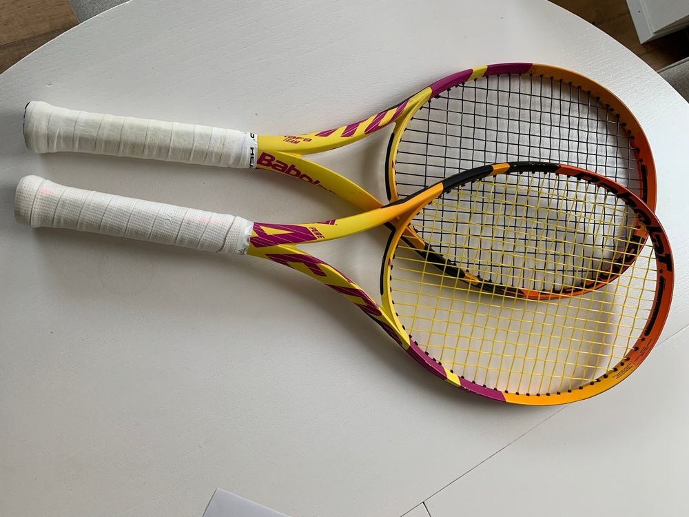 2 Tennisschläger - Babolat Pure Aero Team Rafa (Gebraucht) in ...