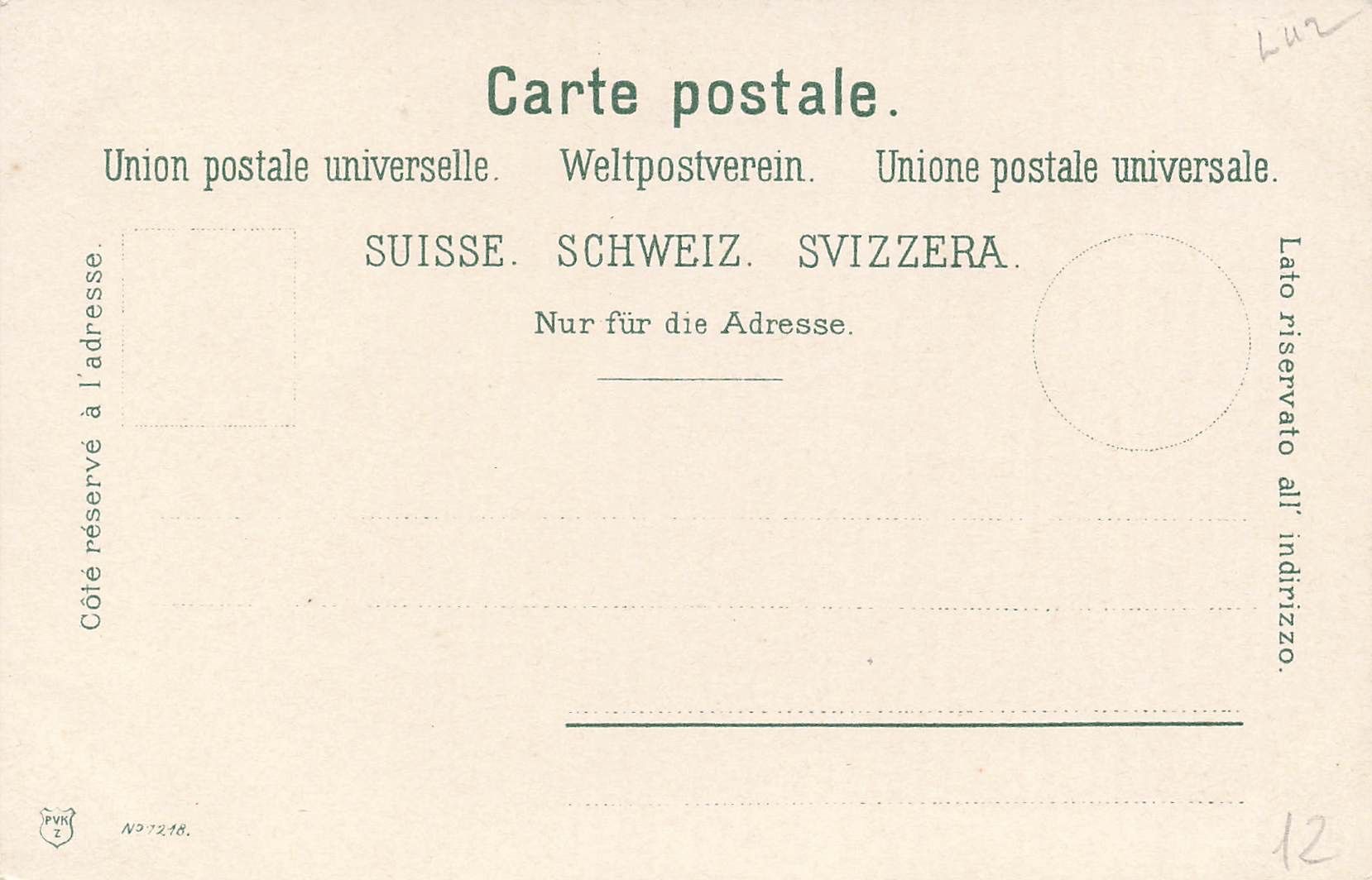 Cartoline postali: Vitznau rigi bahn – Usato da Biasca venduto da Blenio71 1