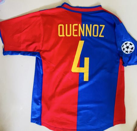 Alexandre Quennoz 2002/03 FC Basel Trikot Champions League