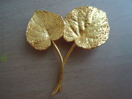 Schmuckblatt Goldfarben
