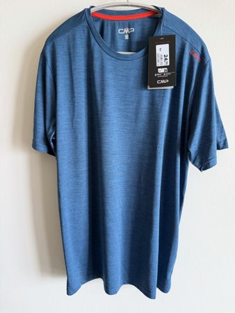 T-shirt sport CMP Dry Function bleu taille 54 (L) homme neuf