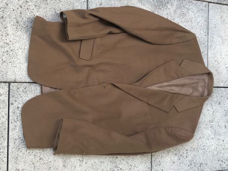 Vintage end 80s/early 90s khaki cashmere sport jacket