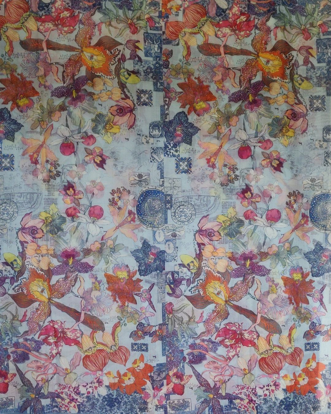 Tessuti: Wolle Seide von Radical Chic L:1.70x1.38m Orchidea Panel – Nuovo (secondo la descrizione) da Lufingen venduto da Voyager7 2