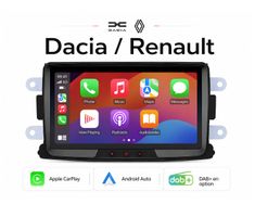 Radio Android Dacia/Renault (Bluetooth, DAB+, Carplay, GPS)