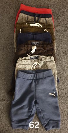 7x lange Hosen in Gr. 62