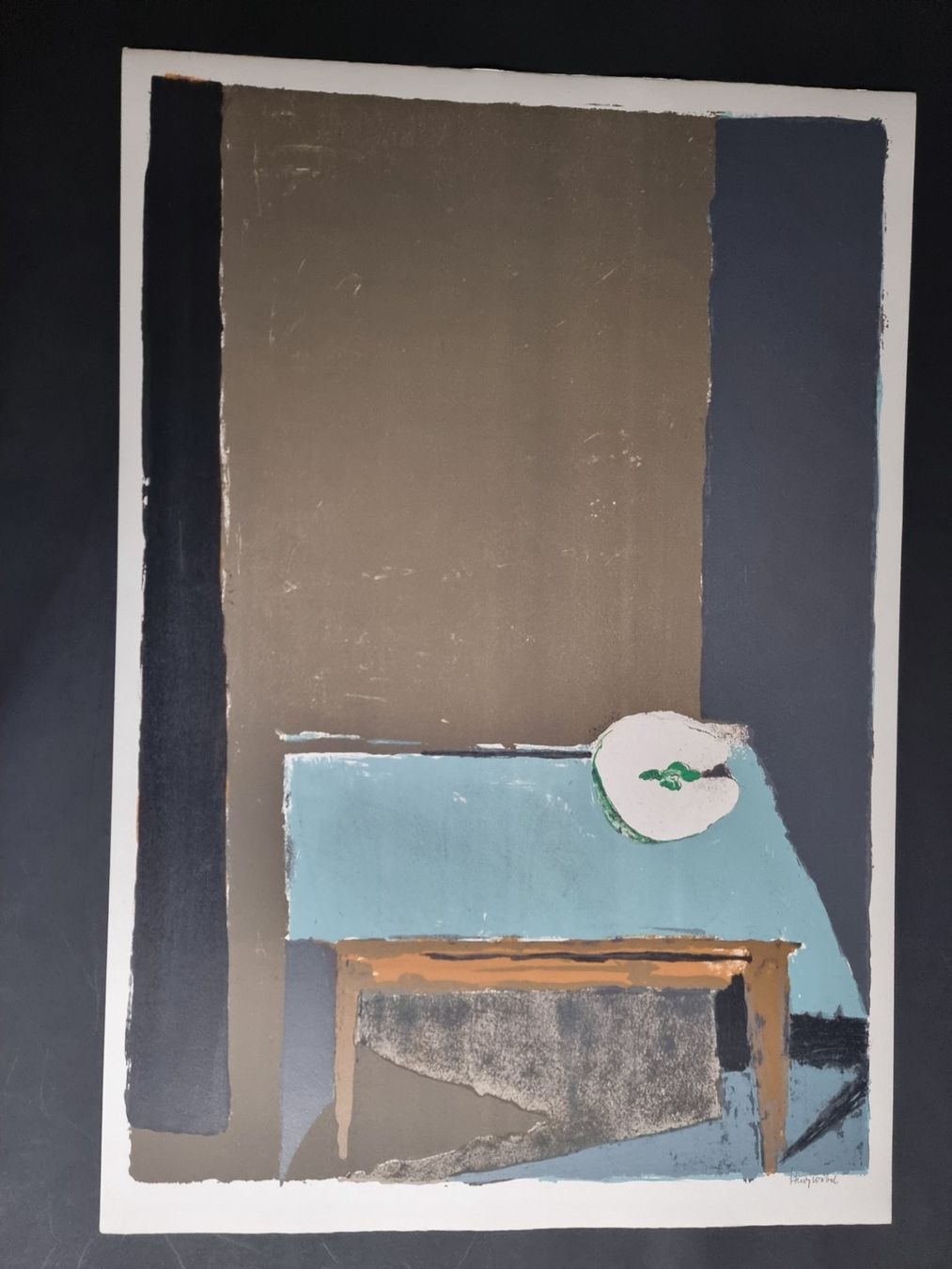 Grafiken & Lithographien: WABEL HENRY LITHOGRAPHIE STILLLEBEN SIGNIERT – Gebraucht aus Gersau von kunst-online