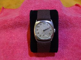Alte Armbanduhr B.W.C Suisse Buttes Watch Co. 0.900 Silber