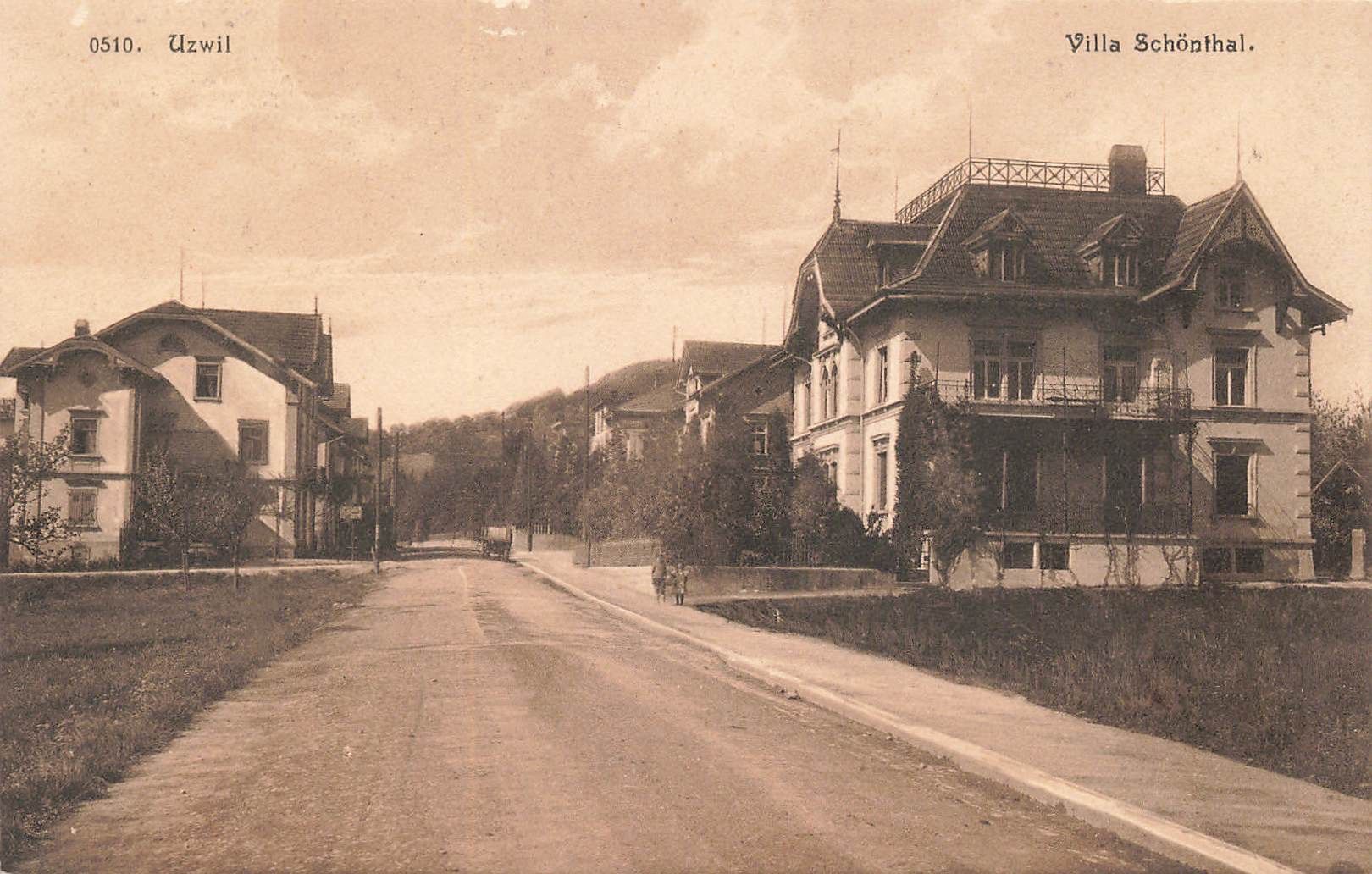 Ansichtskarten: Uzwil SG Villa Schönthal – Gebraucht aus Biasca von Blenio71
